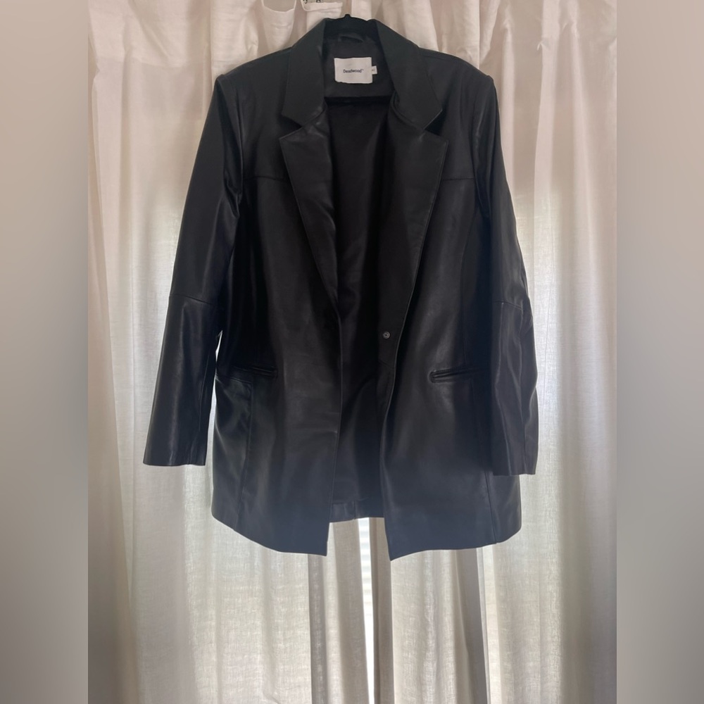 Gorgeous brand new 100% genuine leather jacket size 42 -xl by deadwood